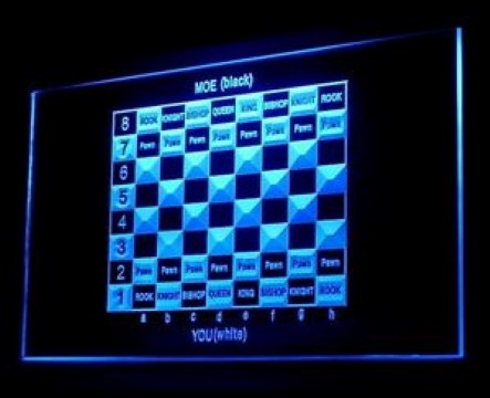 Chess Board Game Checkmate LED Neon Sign